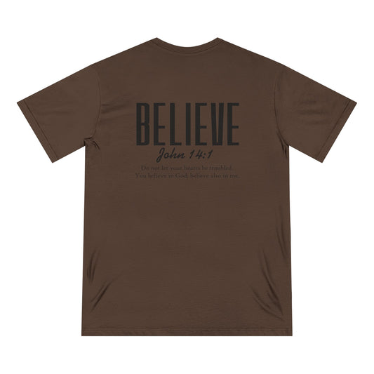 Organic Cotton T-shirt with Biblical Design