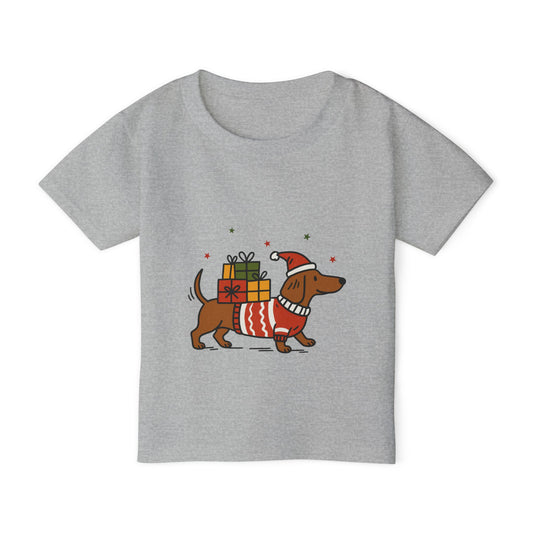 Holiday Dachshund Toddler T-Shirt