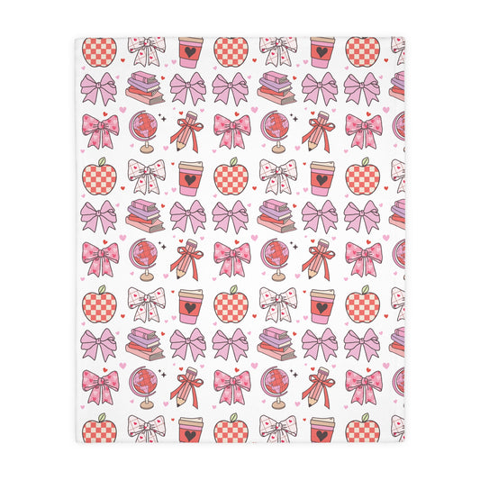 Pastel Study Velveteen Throw