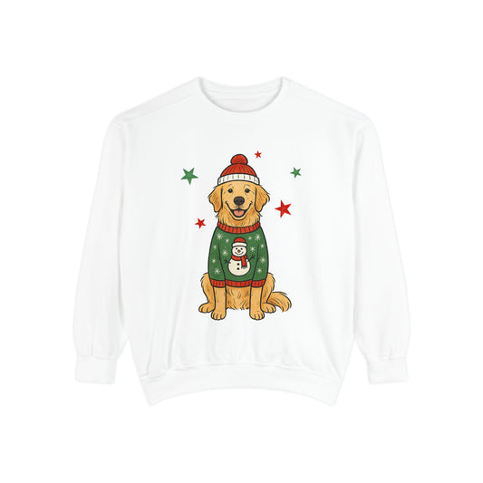 Golden Retriever Christmas Sweatshirt