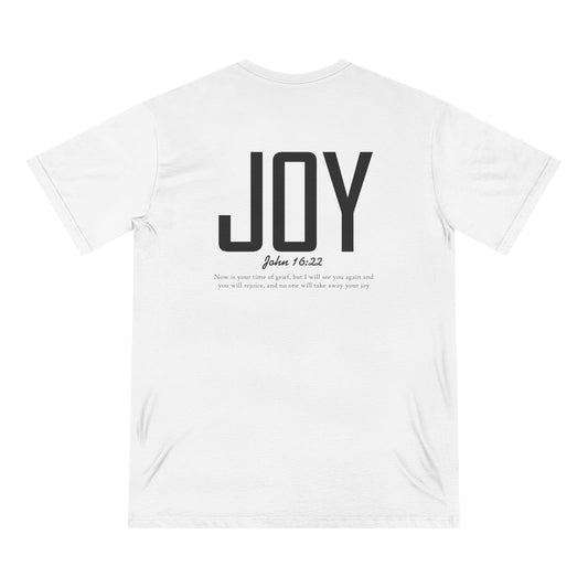 Inspirational Joy T-Shirt | Organic Cotton | Biblical Verse Design