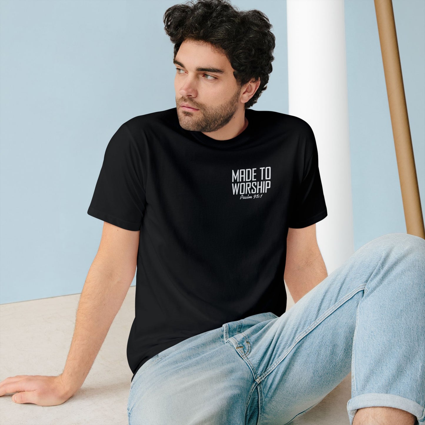 Biblic-Based Organic Cotton T-Shirt – Made to Worship