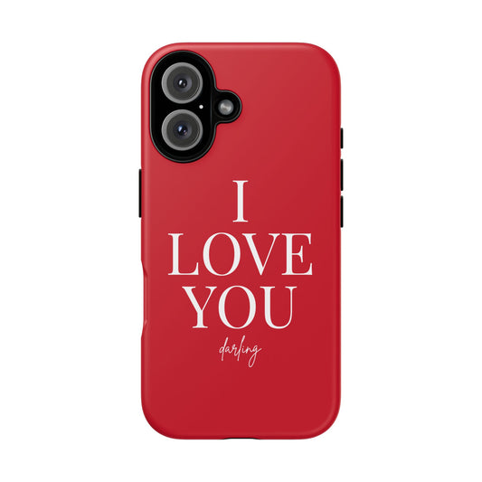 “Darling” Red iPhone Case