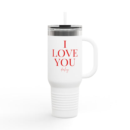 “I LOVE YOU” Insulated Travel Mug