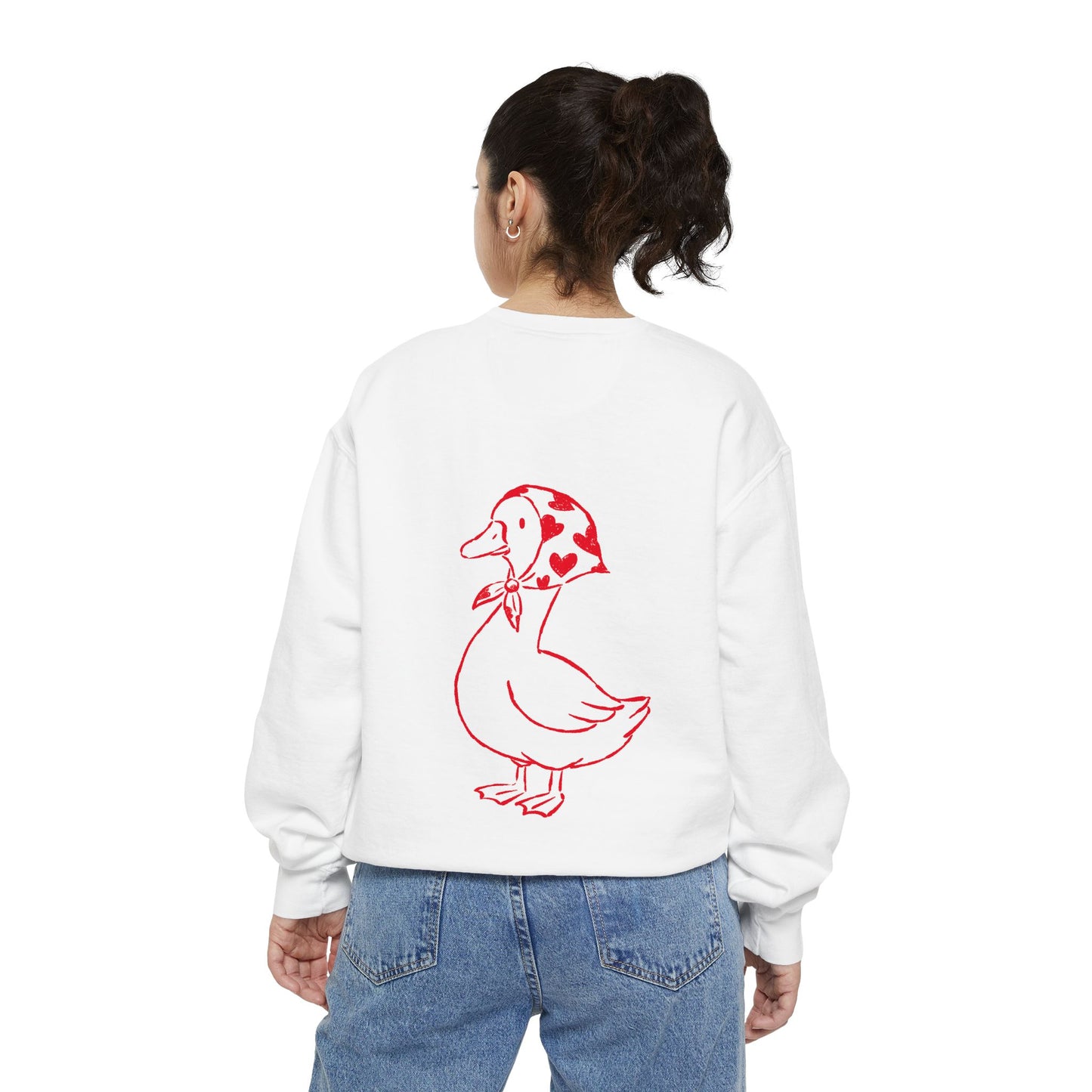 Heart Duck Sweatshirt