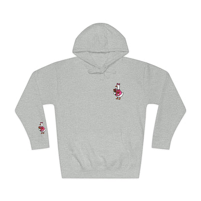 Essential Fleece Hoodie Duck Floral