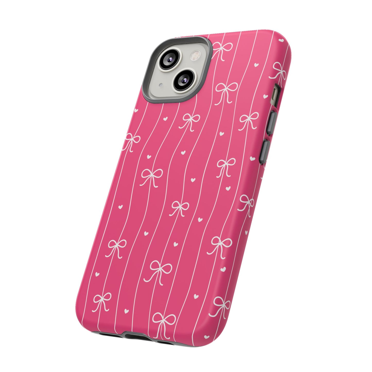 Heart & Ribbon Pink Phone Case