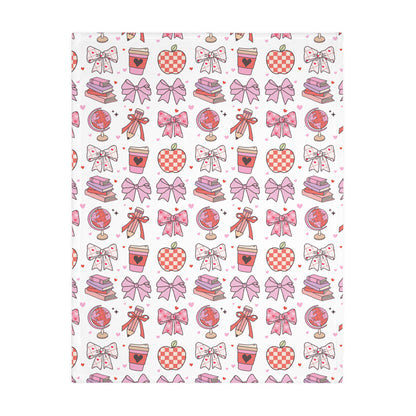 Pastel Study Velveteen Throw