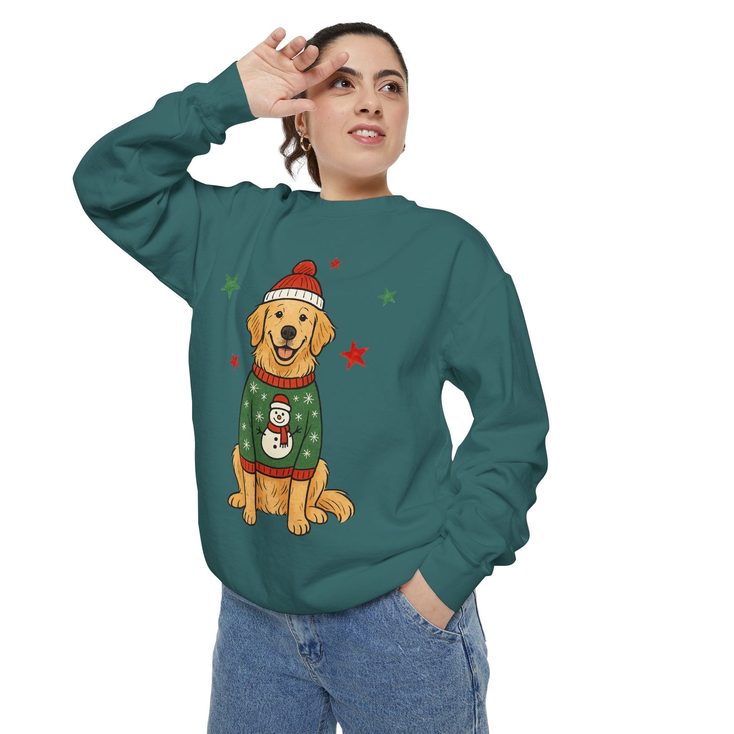 Holiday Golden Retriever Sweatshirt