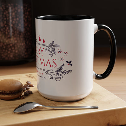 Merry Christmas Accent Mug