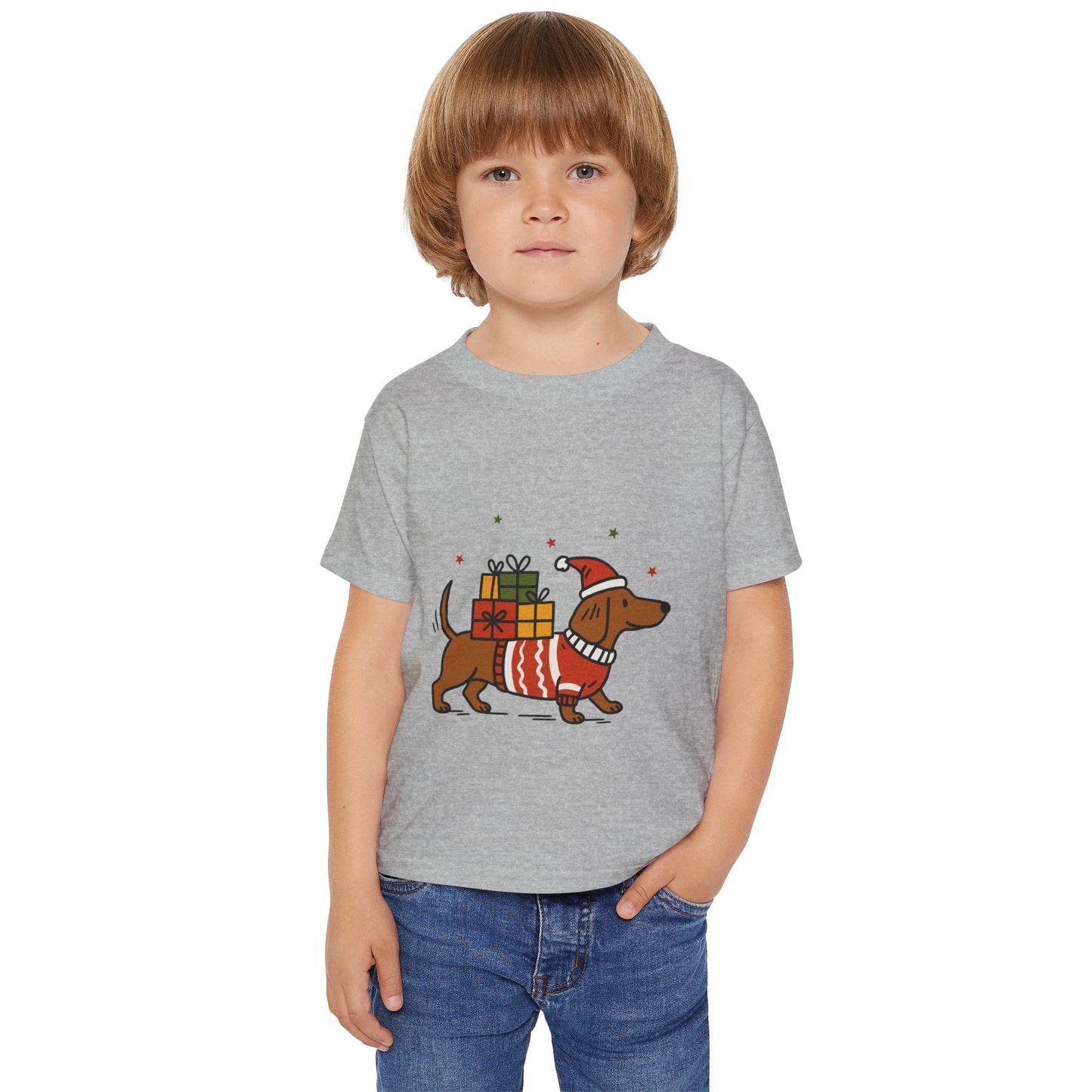 Holiday Dachshund Toddler T-Shirt