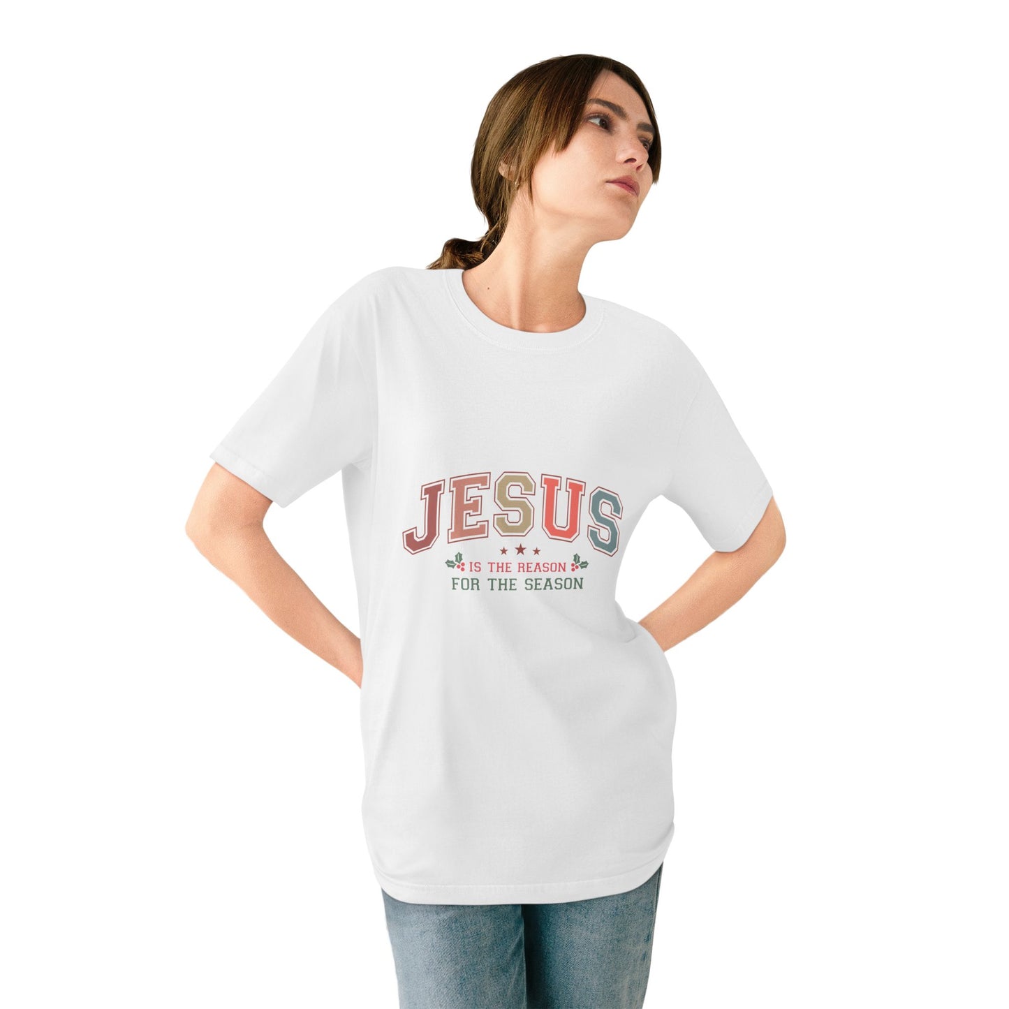 Jesus Is the Reason For the Season — Premium Holiday Statement Tee