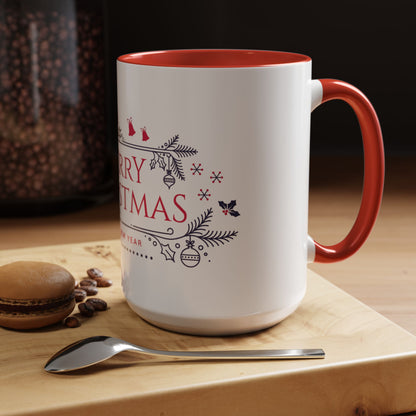 Merry Christmas Accent Mug