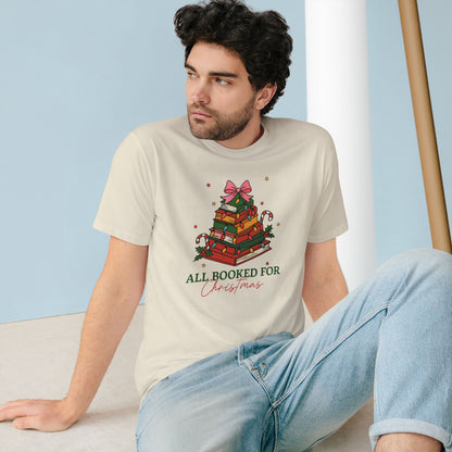All Booked for Christmas Tee