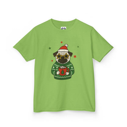Festive Pug Kids Tee