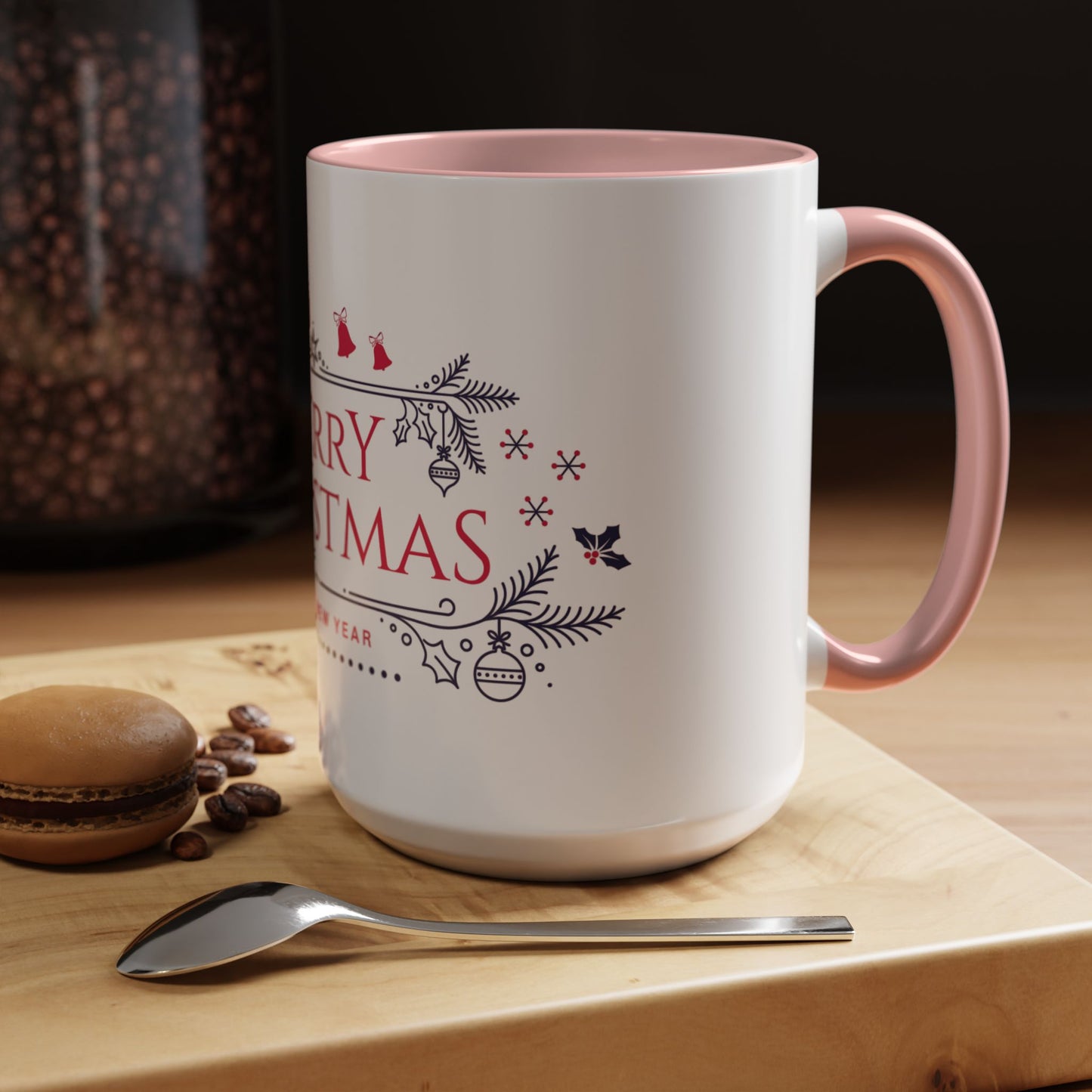 Merry Christmas Accent Mug