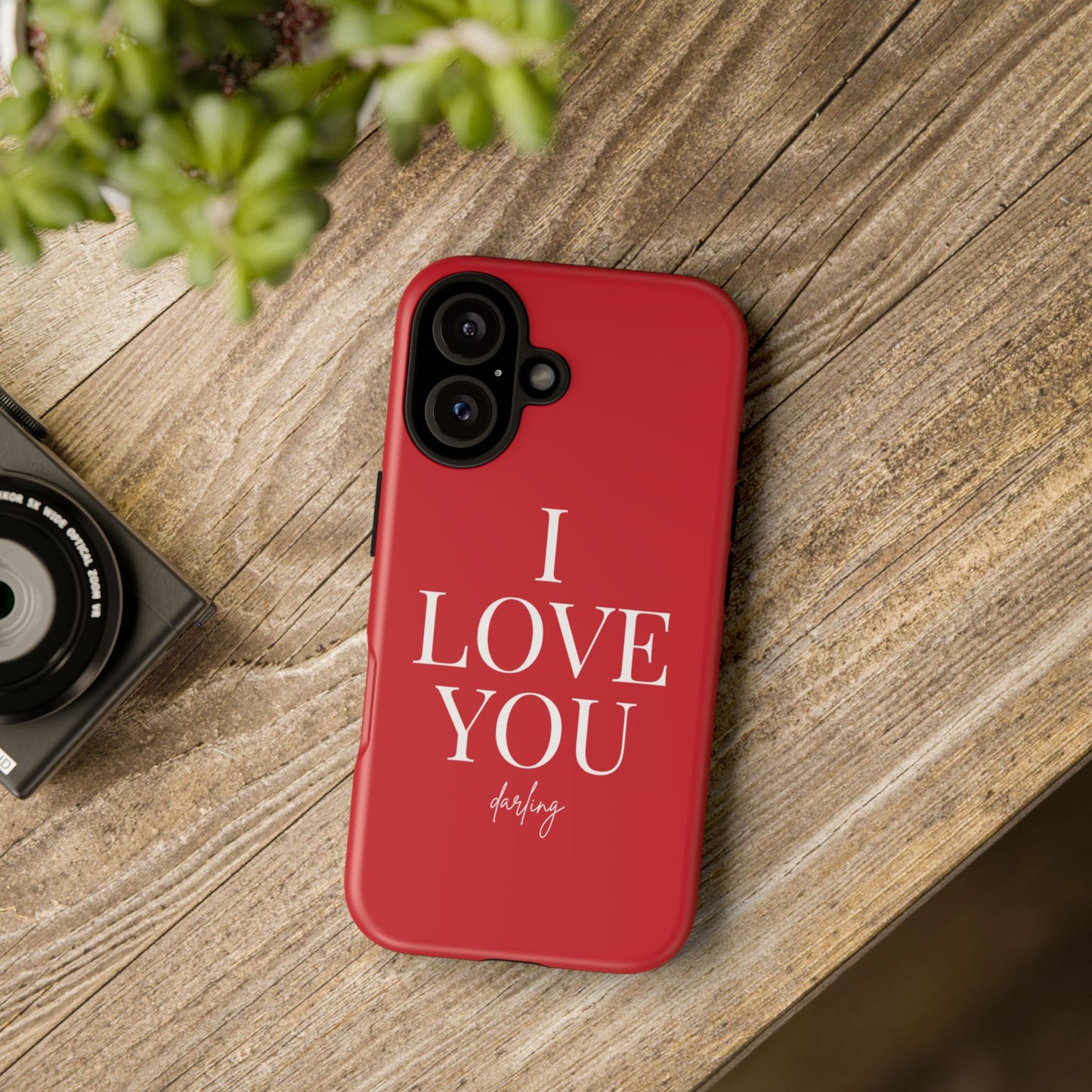 “Darling” Red iPhone Case