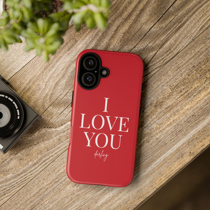“Darling” Red iPhone Case