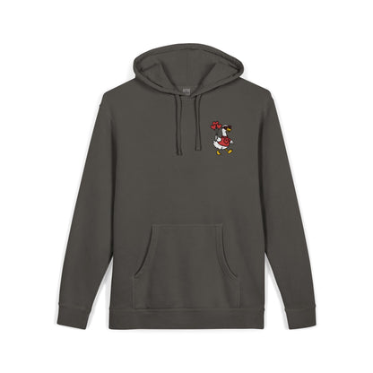 Vintage Pigment-Dyed Hoodie Embroidered Duck