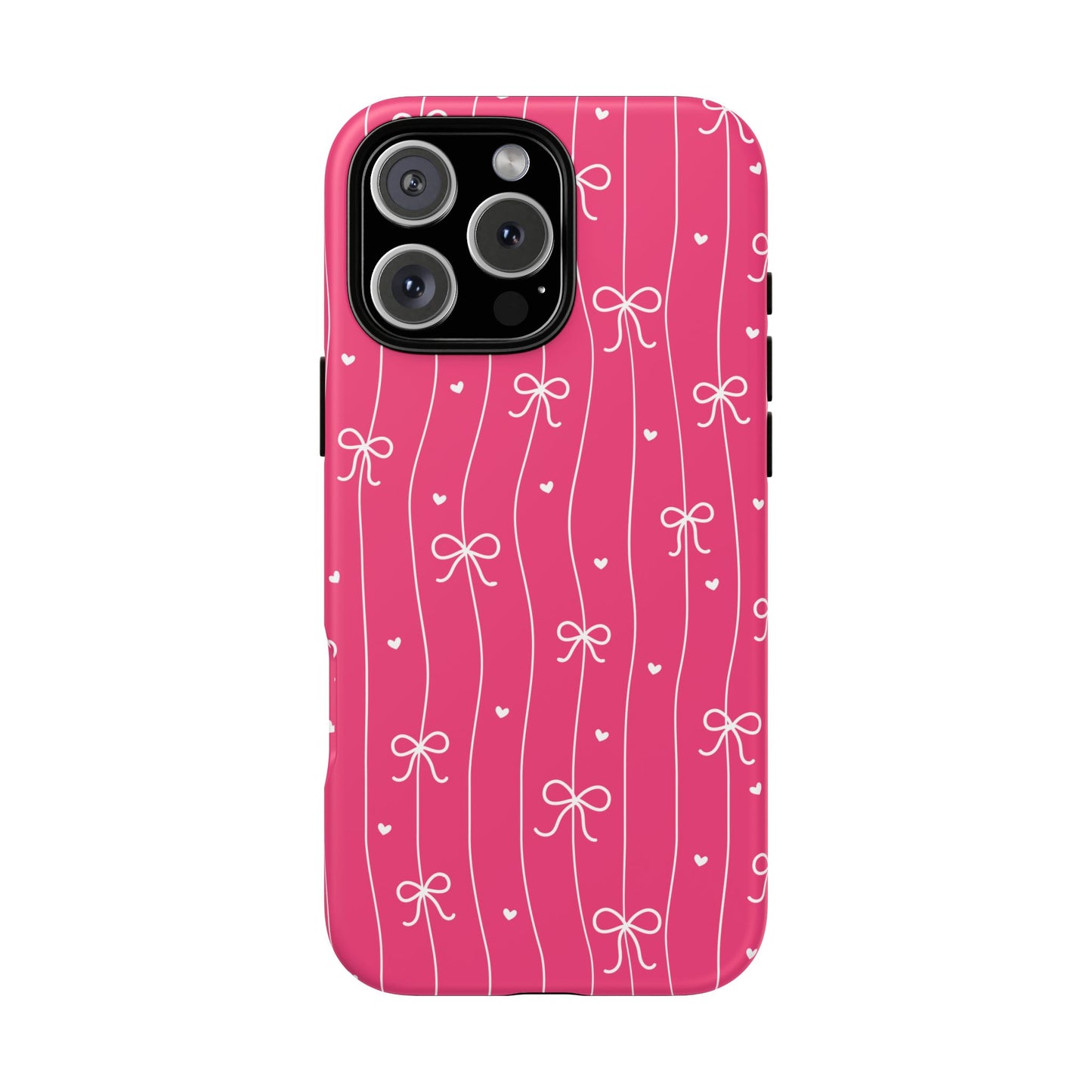 Heart & Ribbon Pink Phone Case