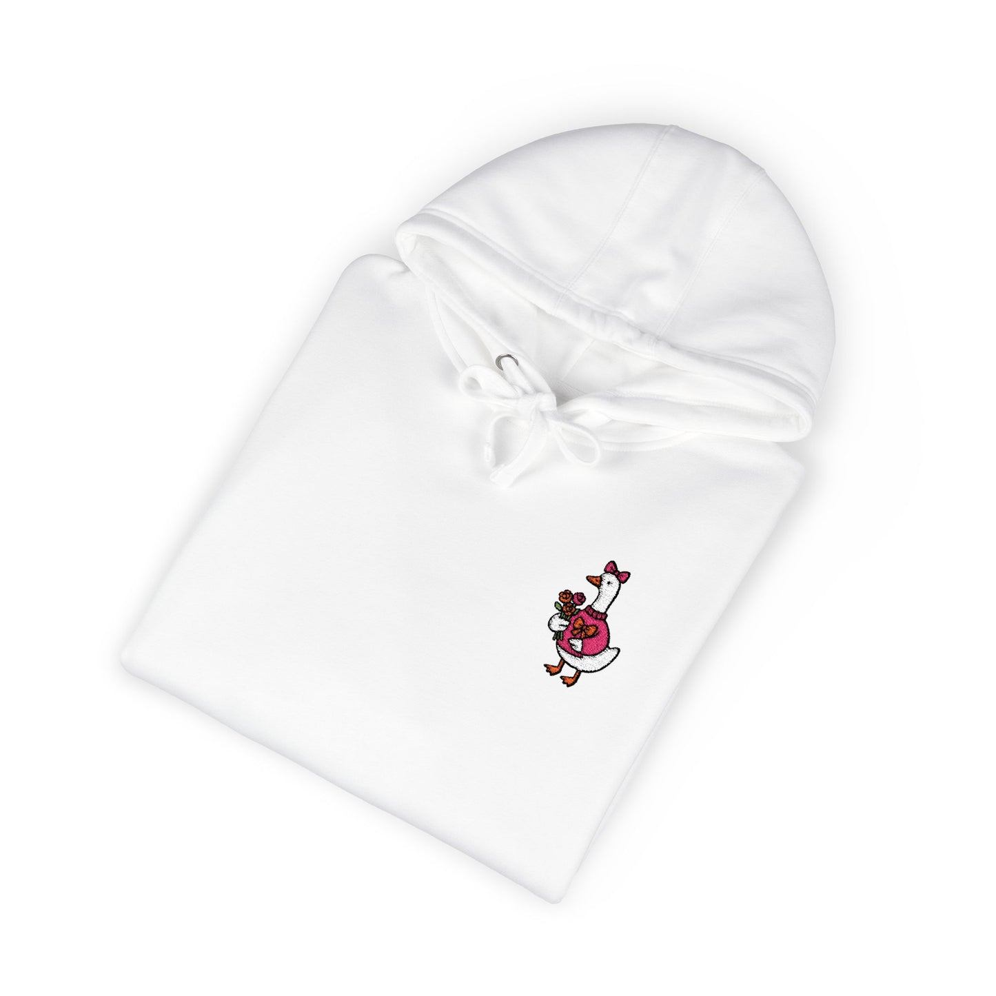 Essential Fleece Hoodie Duck Floral