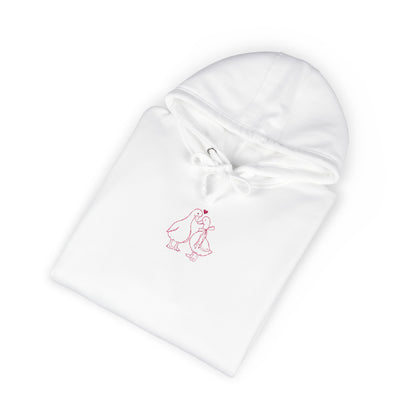Duck Couple Sketch Hoodie Minimal
