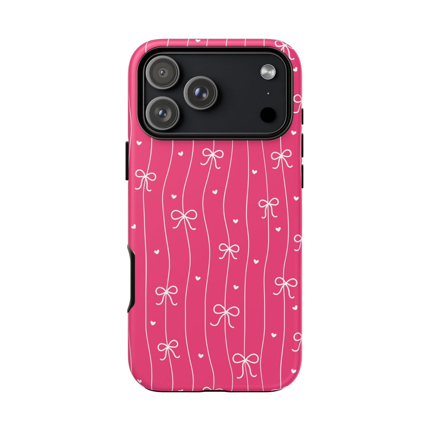 Heart & Ribbon Pink Phone Case