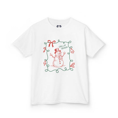 Kids Heavy Cotton Tee — Soft Holiday Shirt