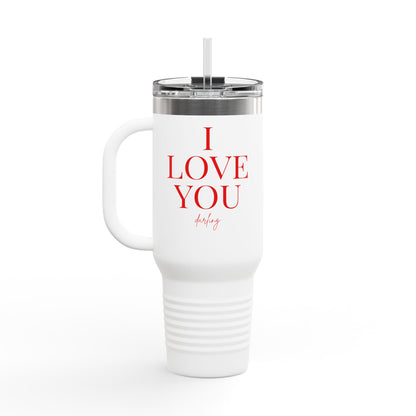 “I LOVE YOU” Insulated Travel Mug