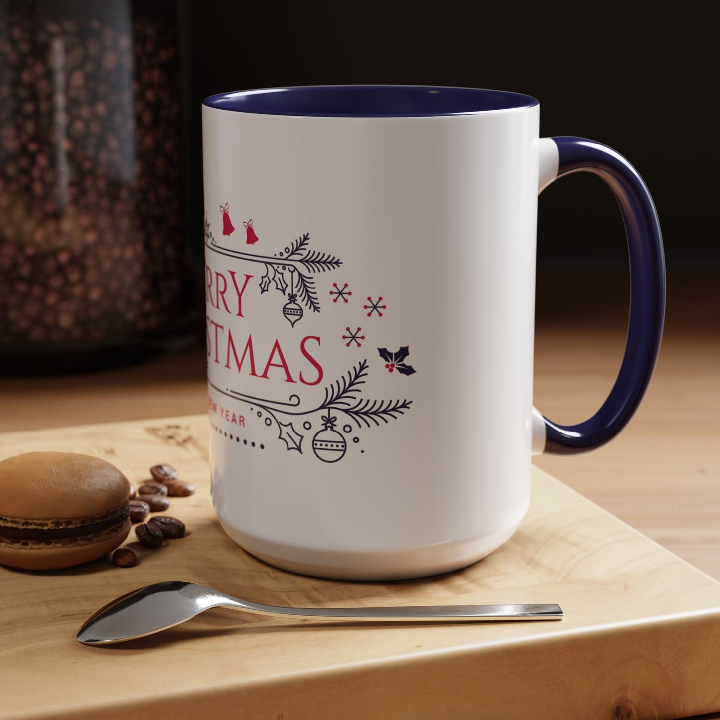 Merry Christmas Accent Mug