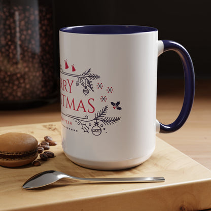 Merry Christmas Accent Mug