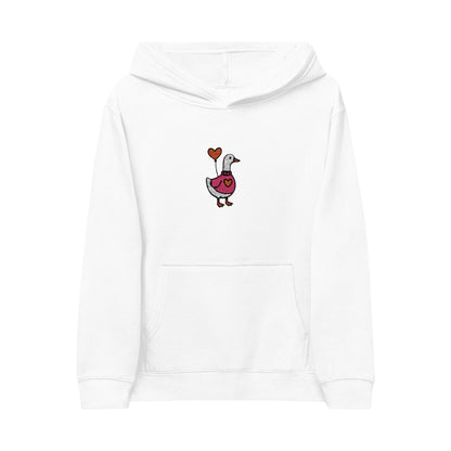 Embroidered Kids Fleece Hoodie
