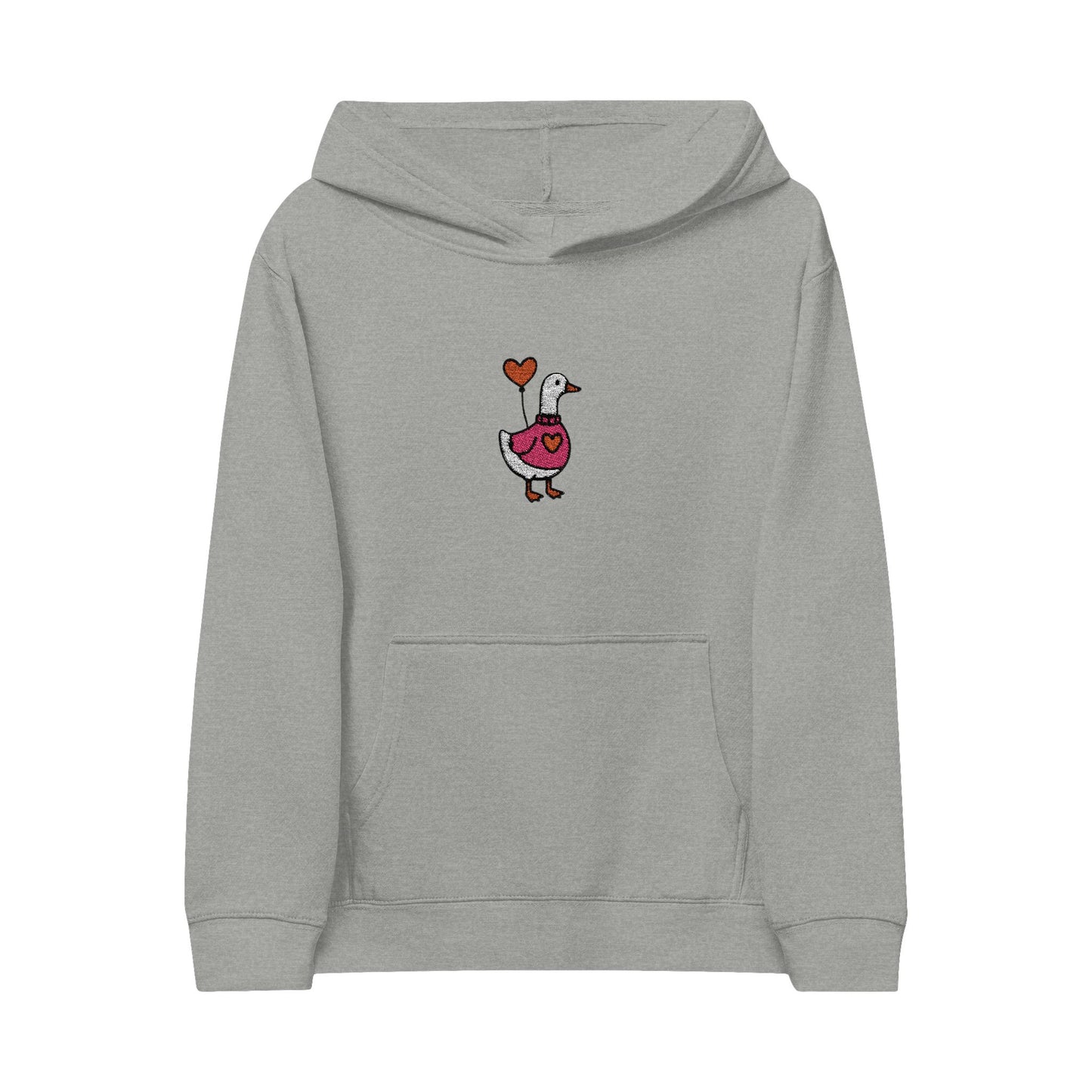 Embroidered Kids Fleece Hoodie