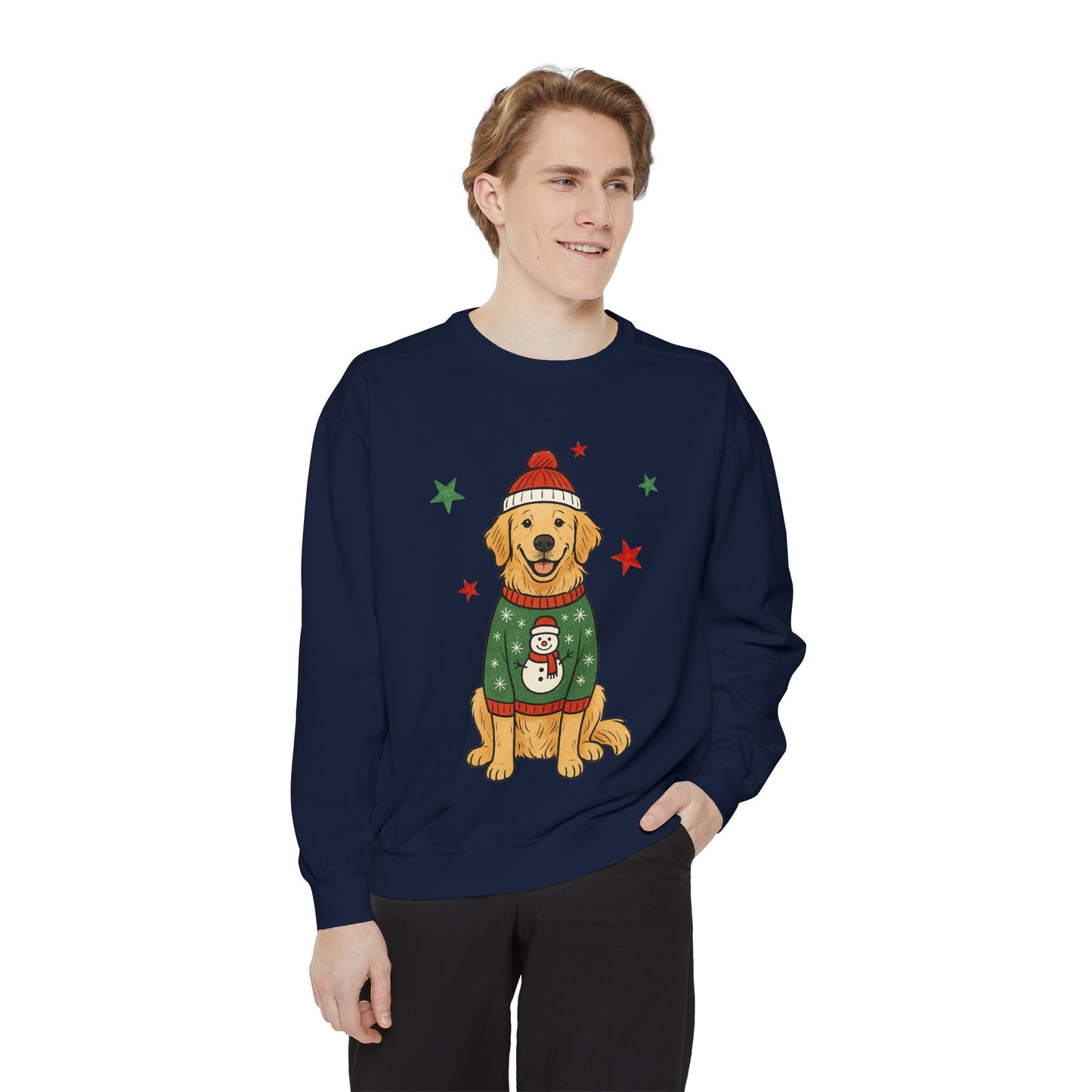 Holiday Golden Retriever Sweatshirt