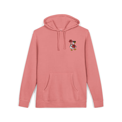 Vintage Pigment-Dyed Hoodie Embroidered Duck