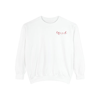 “Loved” Script Sweatshirt