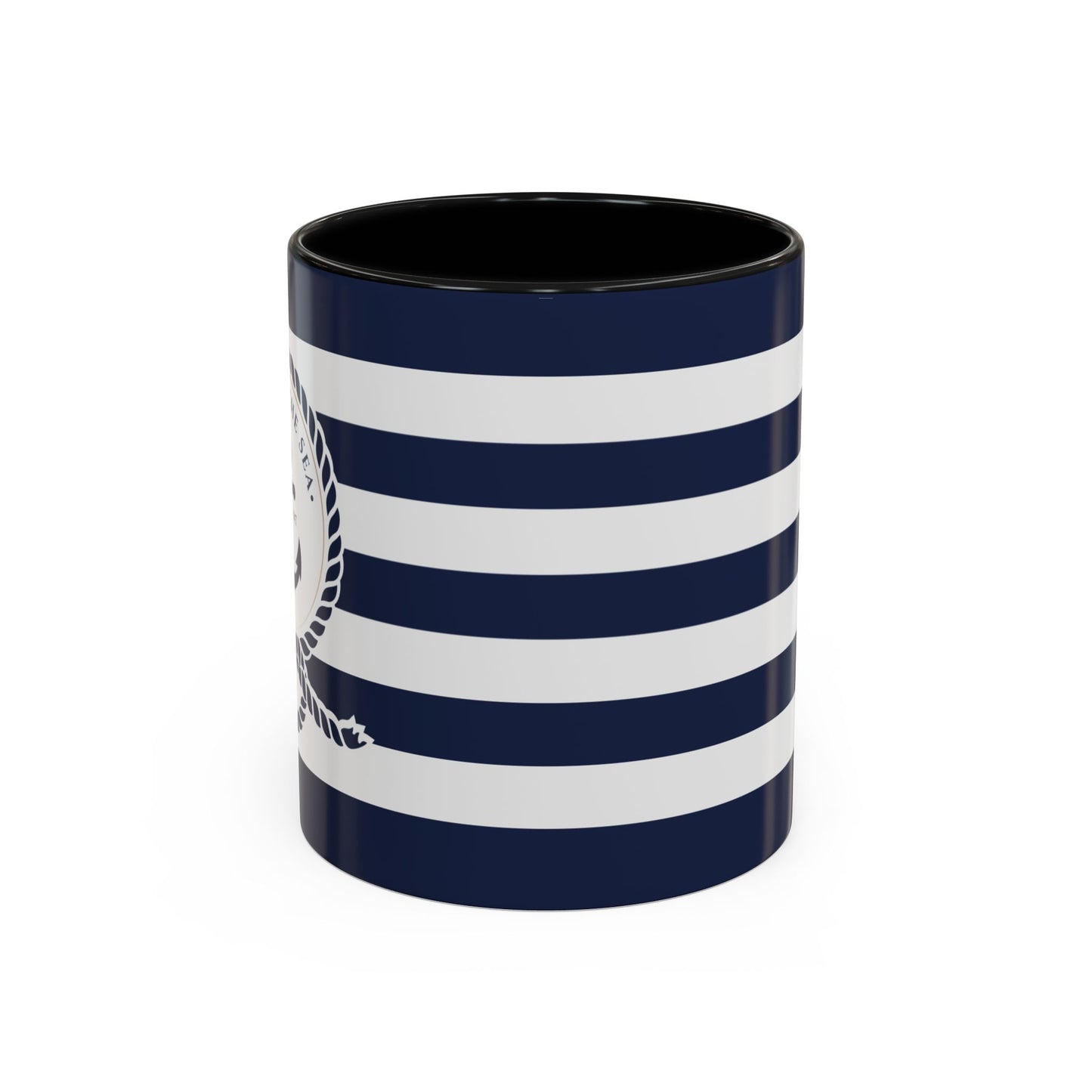 Nautical Striped Accent Mug