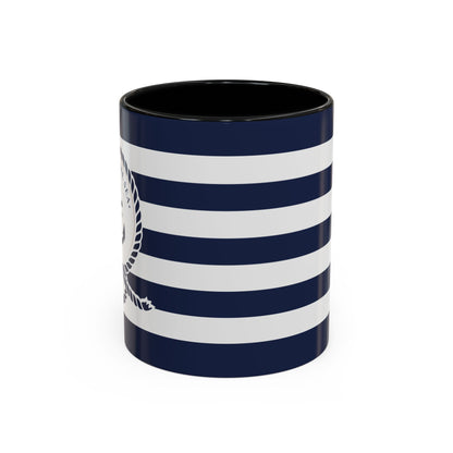 Nautical Striped Accent Mug
