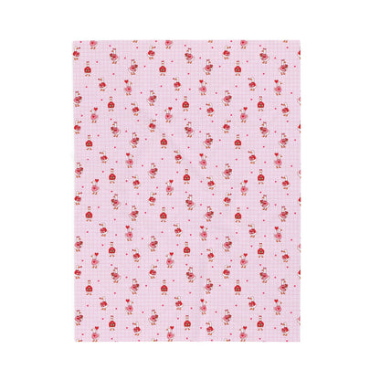 Pink Nutcracker Velveteen Blanket