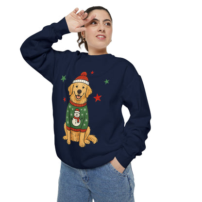 Holiday Golden Retriever Sweatshirt