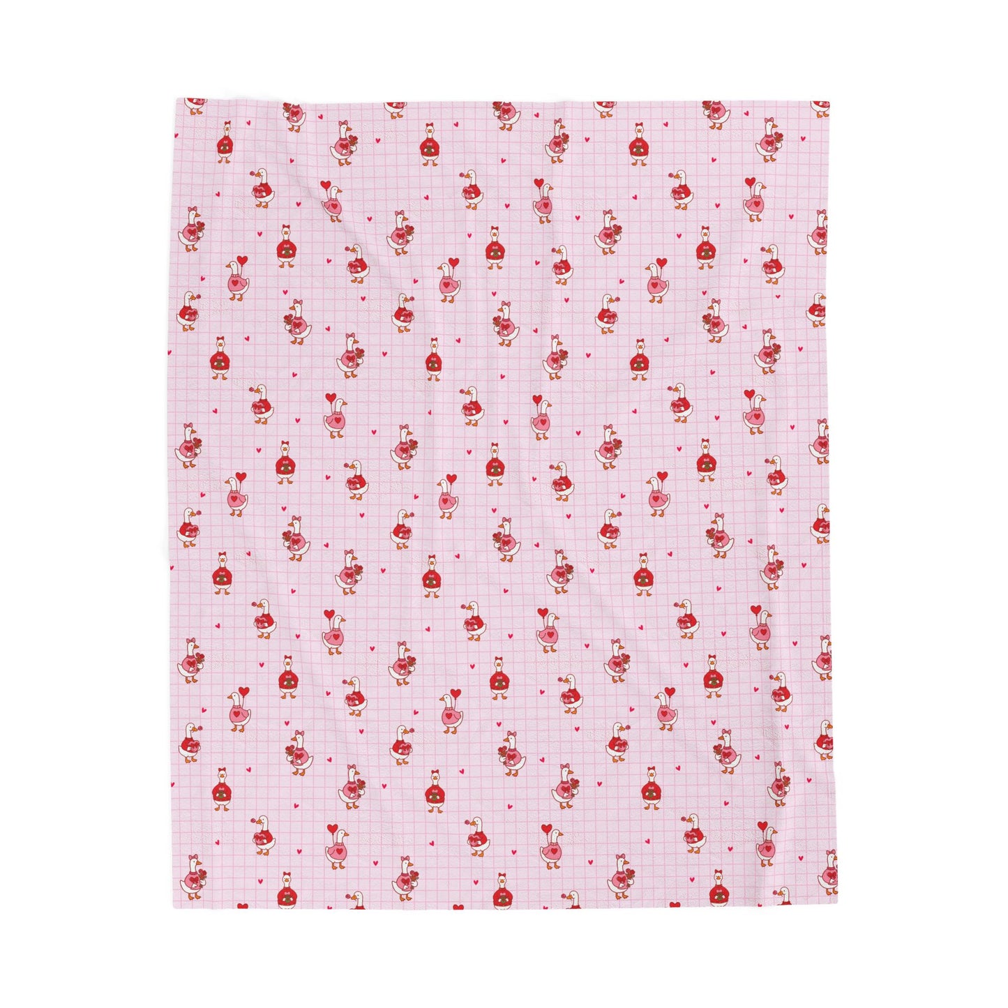 Pink Nutcracker Velveteen Blanket