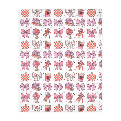 Pastel Study Velveteen Throw