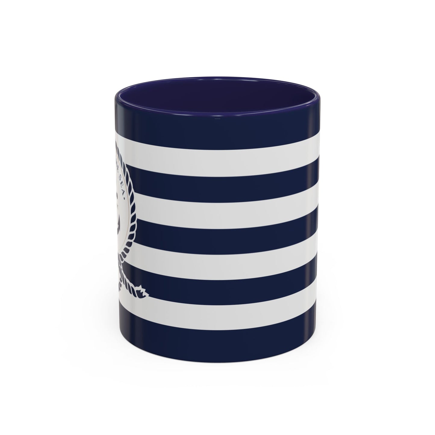 Nautical Striped Accent Mug