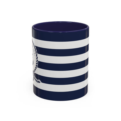 Nautical Striped Accent Mug