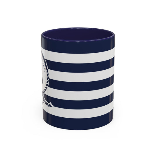 Nautical Striped Accent Mug