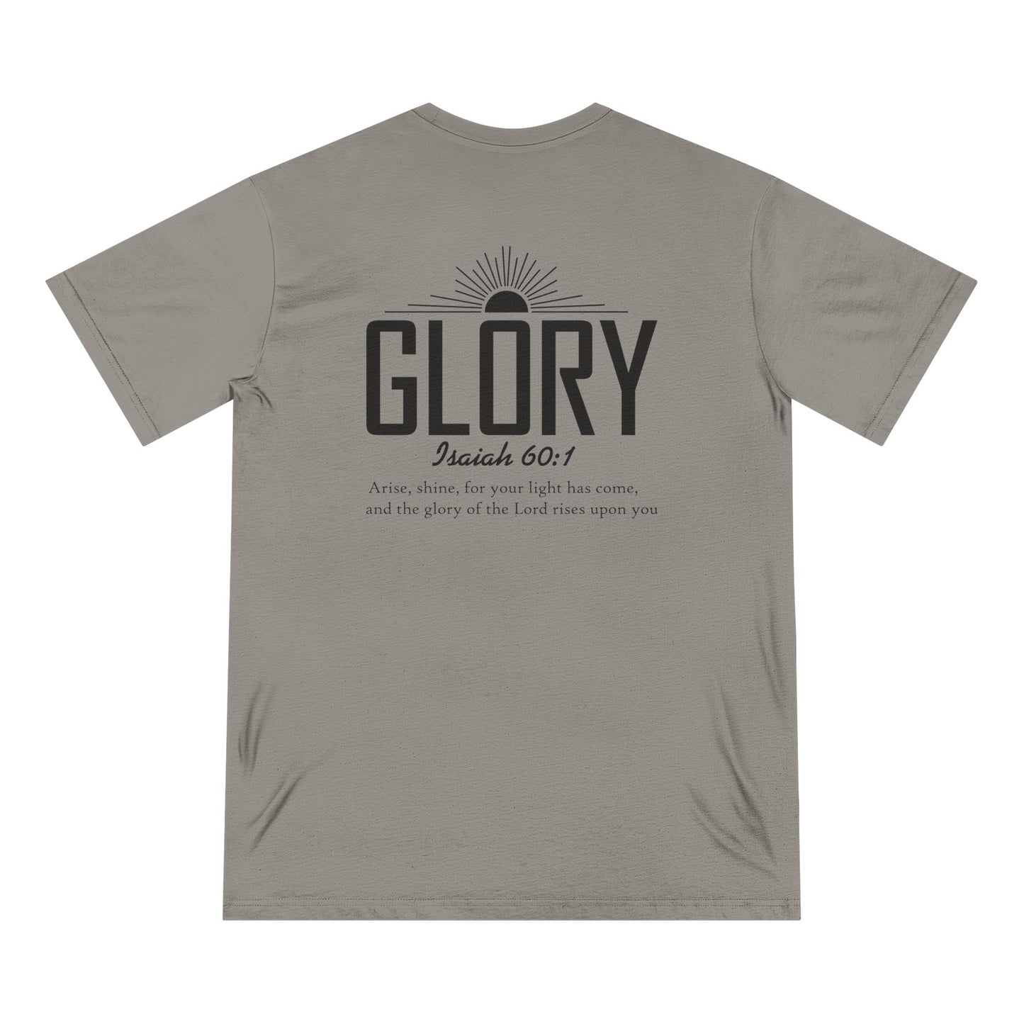 Inspirational Glory T-Shirt | Organic Cotton Christian Tee