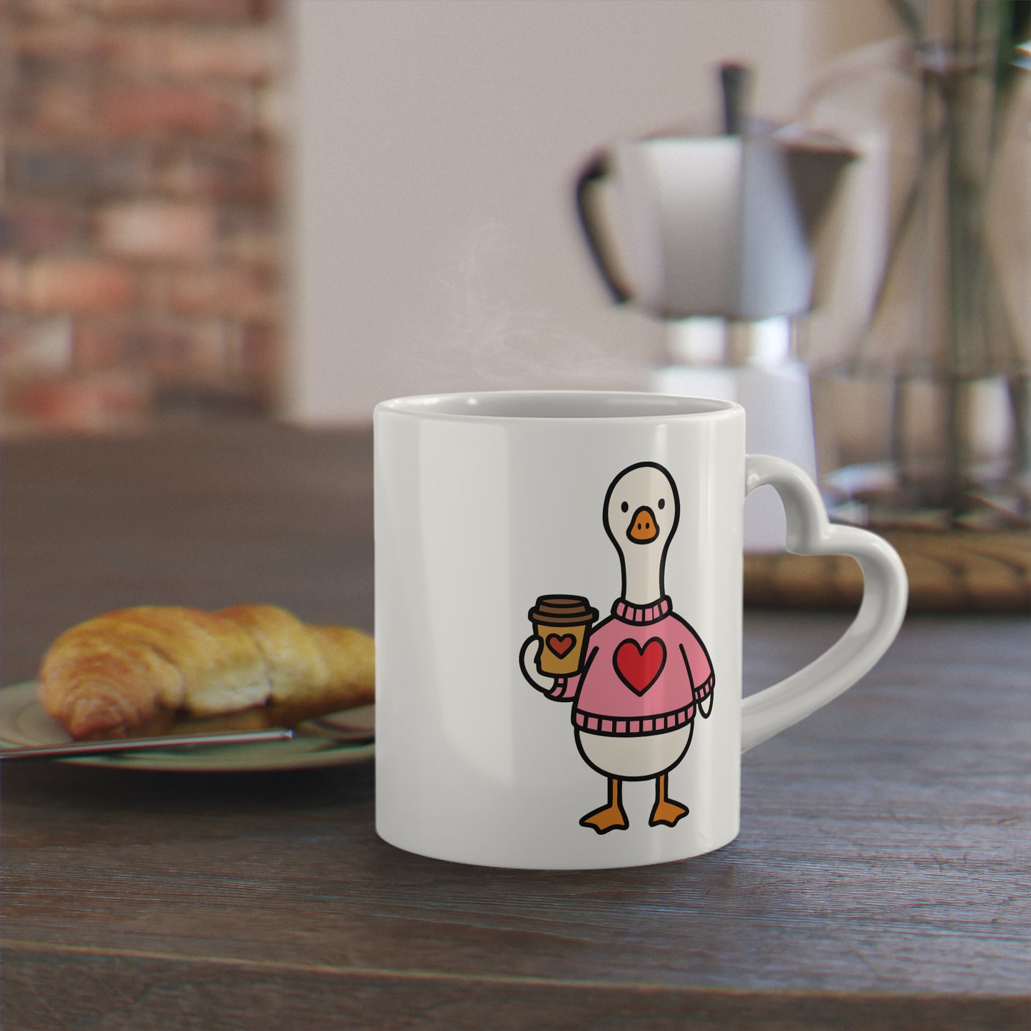 Heart-Shaped Mug — A Small Ritual in Ceramic