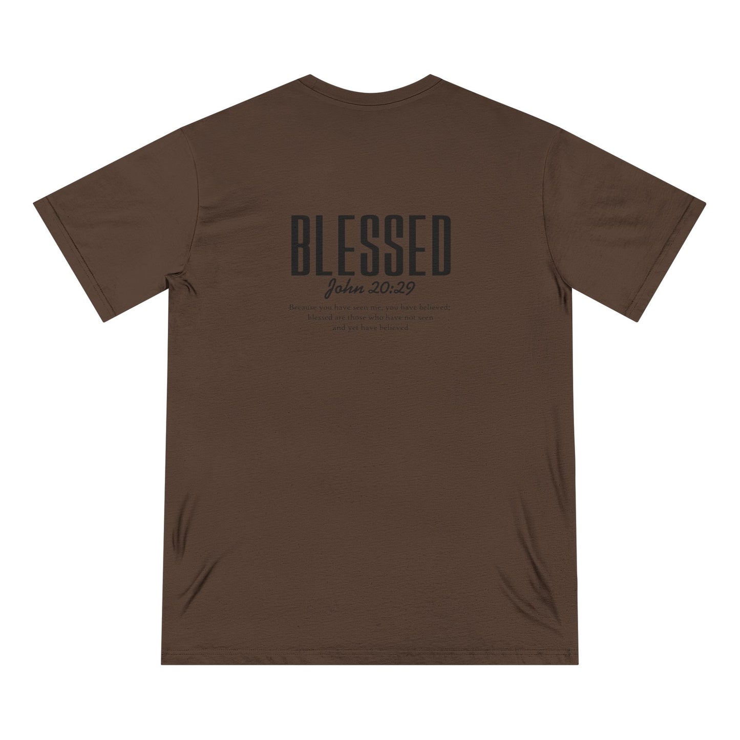 Blessed Organic T-Shirt - Inspirational Faith Tee