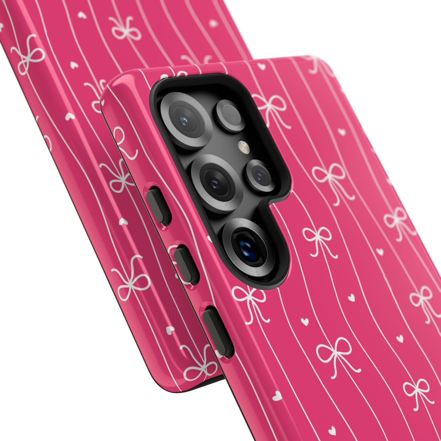 Heart & Ribbon Pink Phone Case