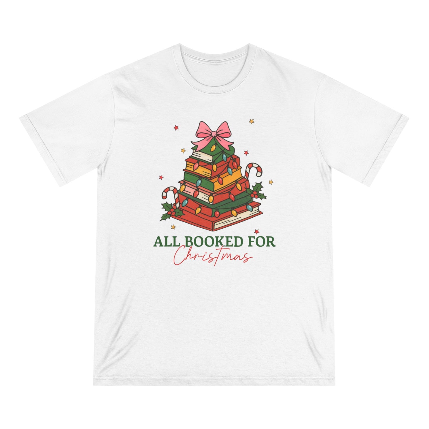 All Booked for Christmas Tee